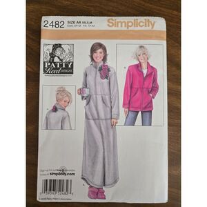 Simplicity Pattern 2482 Women Size XS-M Patty Reed Designs VTG
